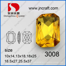 Accesorios de la joyería del cristal del octágono, grano de piedra flojo de lujo (DZ-3008)